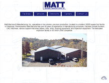 Tablet Screenshot of mattmachine.com